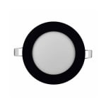 Кръгъл LED панел VIVALUX Este ЧЕРЕН - 4 000 K / 6 W