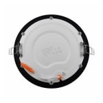 Кръгъл LED панел VIVALUX Este ЧЕРЕН - 4 000 K / 12 W