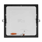 Квадратен LED панел VIVALUX GRID ЧЕРЕН - 4 000 К / 18 W