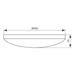 LED плафониера NINA Vivalux - 36 W CL / 4 000 K