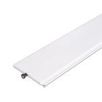 Допълнителен панел за врата тип Хармоника Solat Intesa - БЯЛ монохром / 12 × 215 см