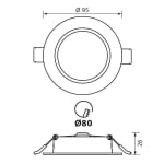 LED луна VIVALUX VERA led - 5 W