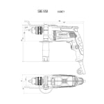 Ударна бормашина METABO 650W SBE 650 SSBF