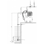 Хидрофор  WILO T-WJ204EM 60л.