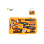 Комплект инструменти в пластмасово куфарче - 17 части WERT 2191