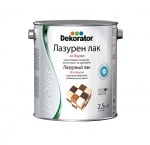 Лазурен лак Dekorator Life Style 2.5 л.