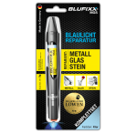 UV ремонтен гел BLUFIXX MGS за метал, стъкло и камък, прозрачен, 5гр, комплект със светодиод
