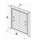Пластмасова вентилационна решетка МV 350 x 350
