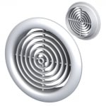 Кръгла вентилационна решетка VENTS МV 51 / 4 bv Кръгла вентилационна решетка VENTS МV 51 / 4 bv сива